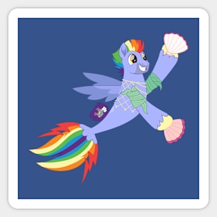 Bow Hothoof seapony Sticker